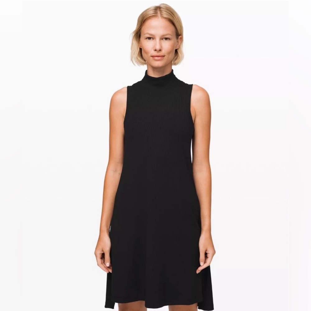 lululemon athletica Black Midi Dress